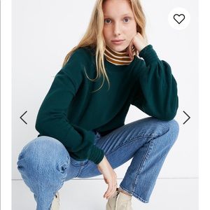 Mile(s) by Madewell Smocked Cuff Sweatshirt